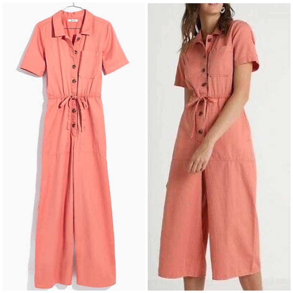 NWT MADEWELL Wide Leg Utility Jumpsuit